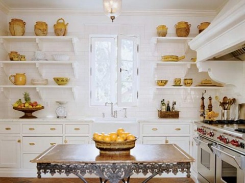 Estanterías para la decoración de la cocina. - Costa Invest Blog